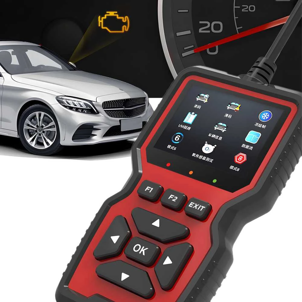 Diagnostyczny Diagnostikos testerio sąsaja OBD2 skaitytuvas universalus automobilio kompiuteriui