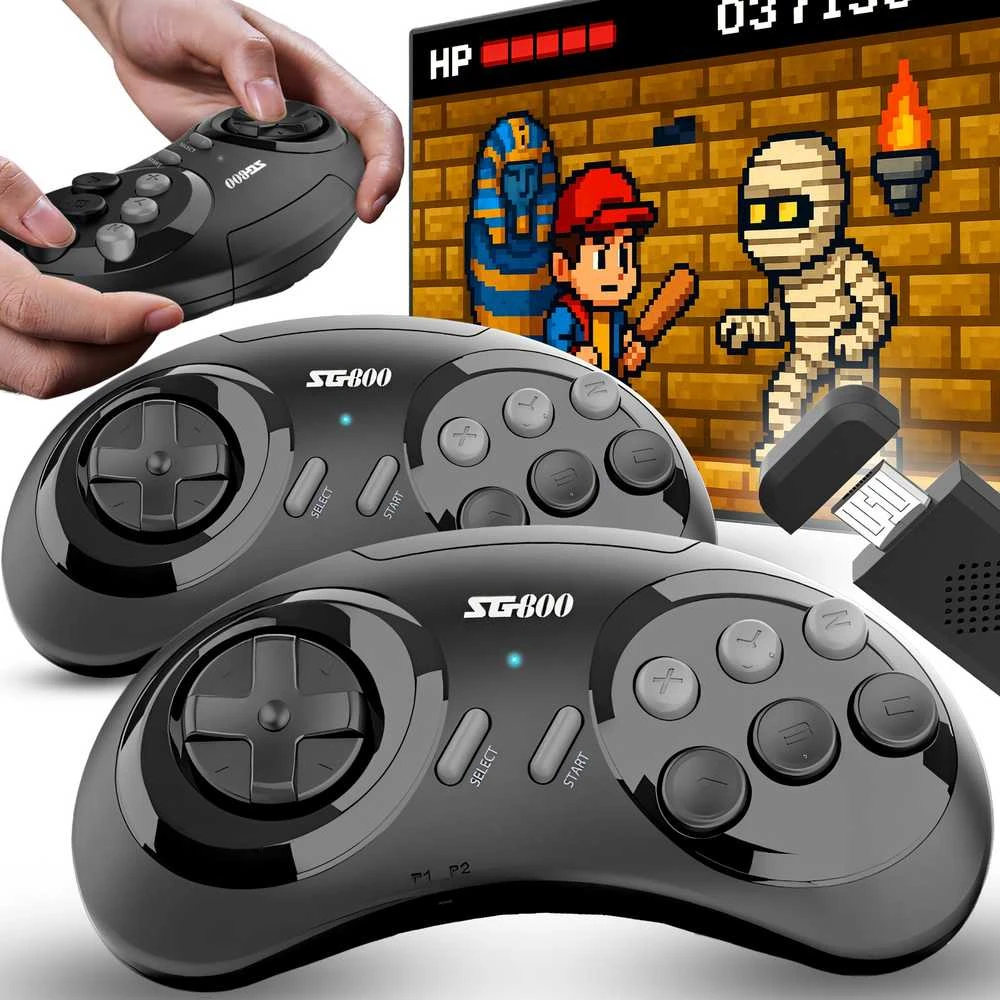 Gra TV žaidimas 5000+ retro žaidimų Mini belaidis TV HDMI konsolė 90-iesiems - ER1193