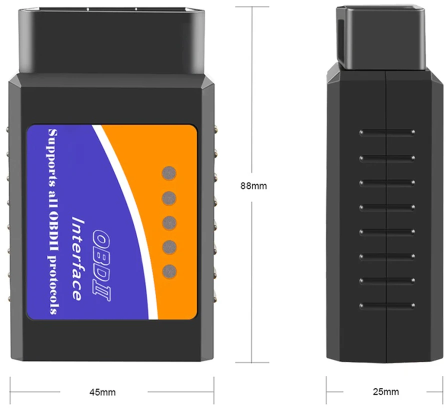 RTO OBD2 ELM 327 diagnostinė sąsaja bluetooth diagnostinis įrenginys BT