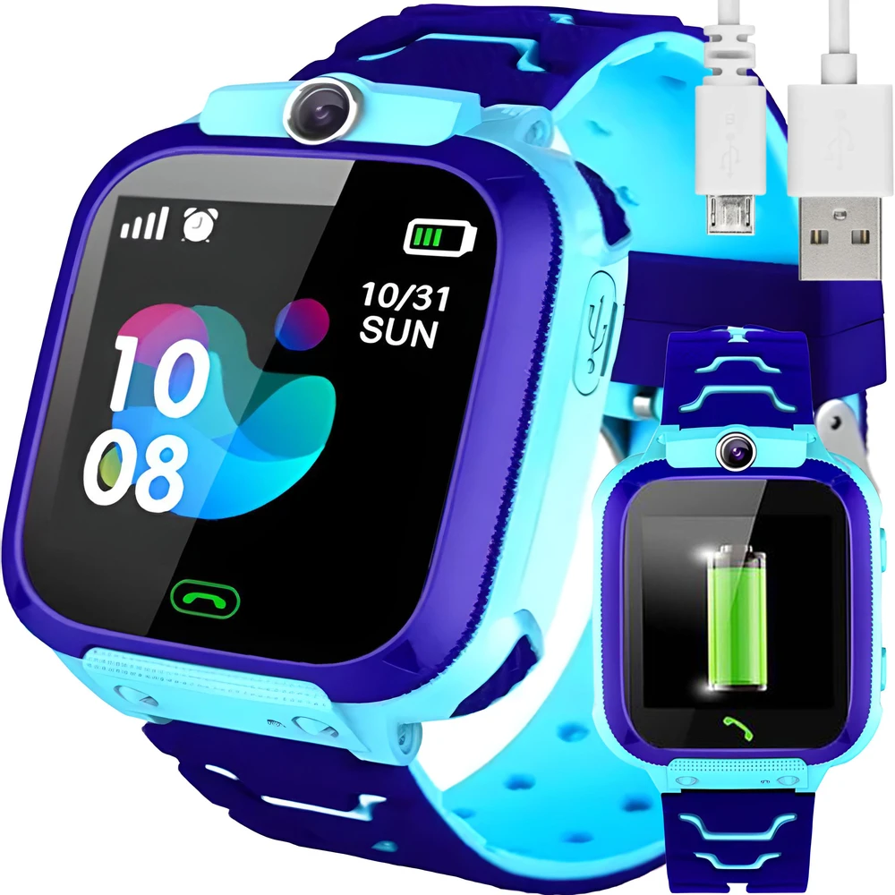 Smartwatch Išmanusis laikrodis Išmanusis laikrodis q12 / išmanusis laikrodis q12 mėlynas