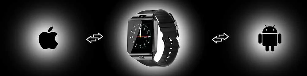 Smartwatch Išmanusis laikrodis Išmanusis laikrodis su lenkų meniu, SIM kortelė, SD kortelė, IPS LCD ekranas, skambučiai