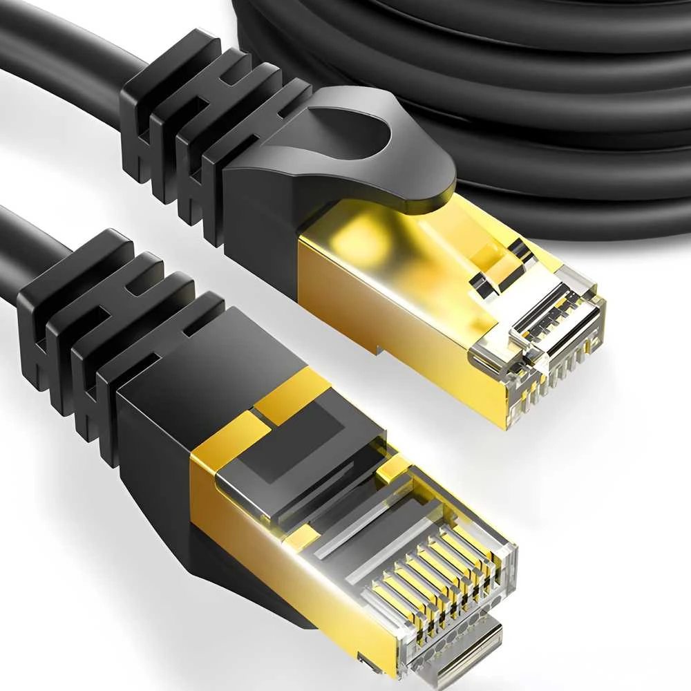 LAN tinklo kabelis RJ45 cat 6a interneto kabelis UTP maršrutizatorius susukta pora 15 m