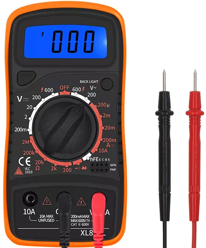 RTO Miernik prądu multimetr lcd cyfrowy universalus -e570