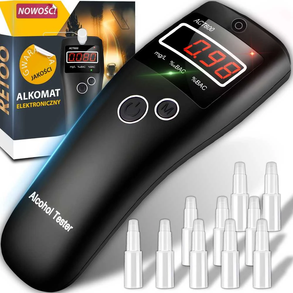 Precyzyjny Alkotesteris AlcoSense