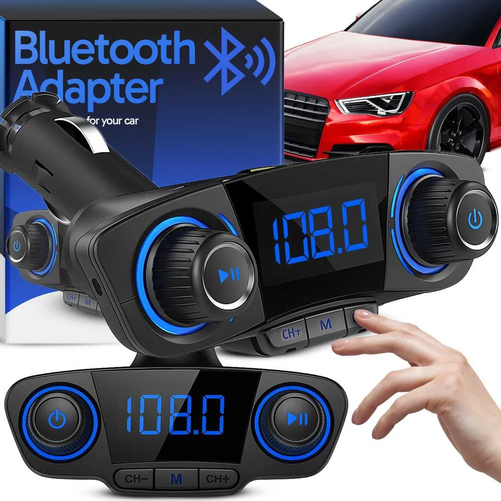 Transmiter FM siųstuvas „Bluetooth 5.0“ USB daugiafunkcis 8in1 -e666