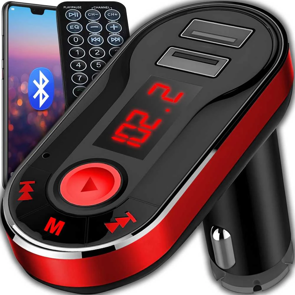 Transmiter Automobilinis FM Bluetooth siųstuvas CarWave