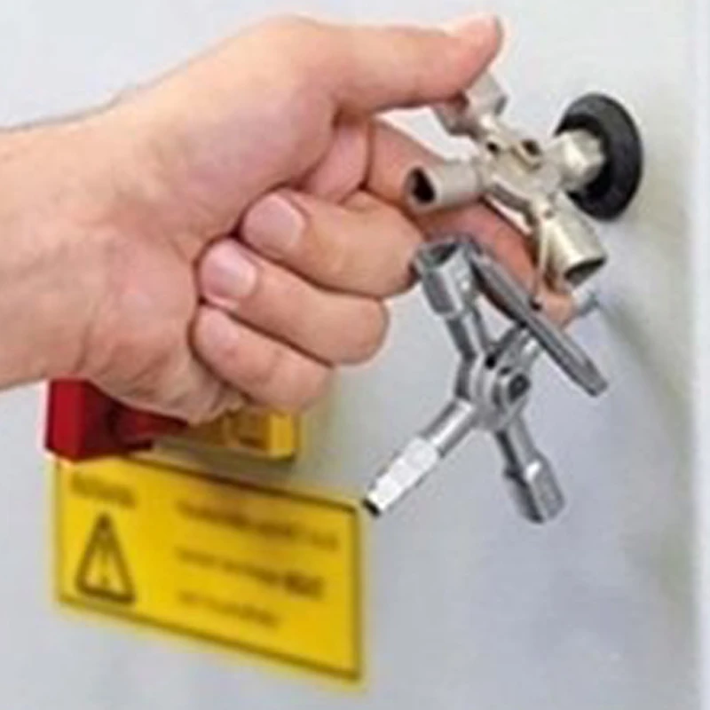 Uniwersalny Universalus raktas elektros spintelėms, 10 viename, daugiafunkcis