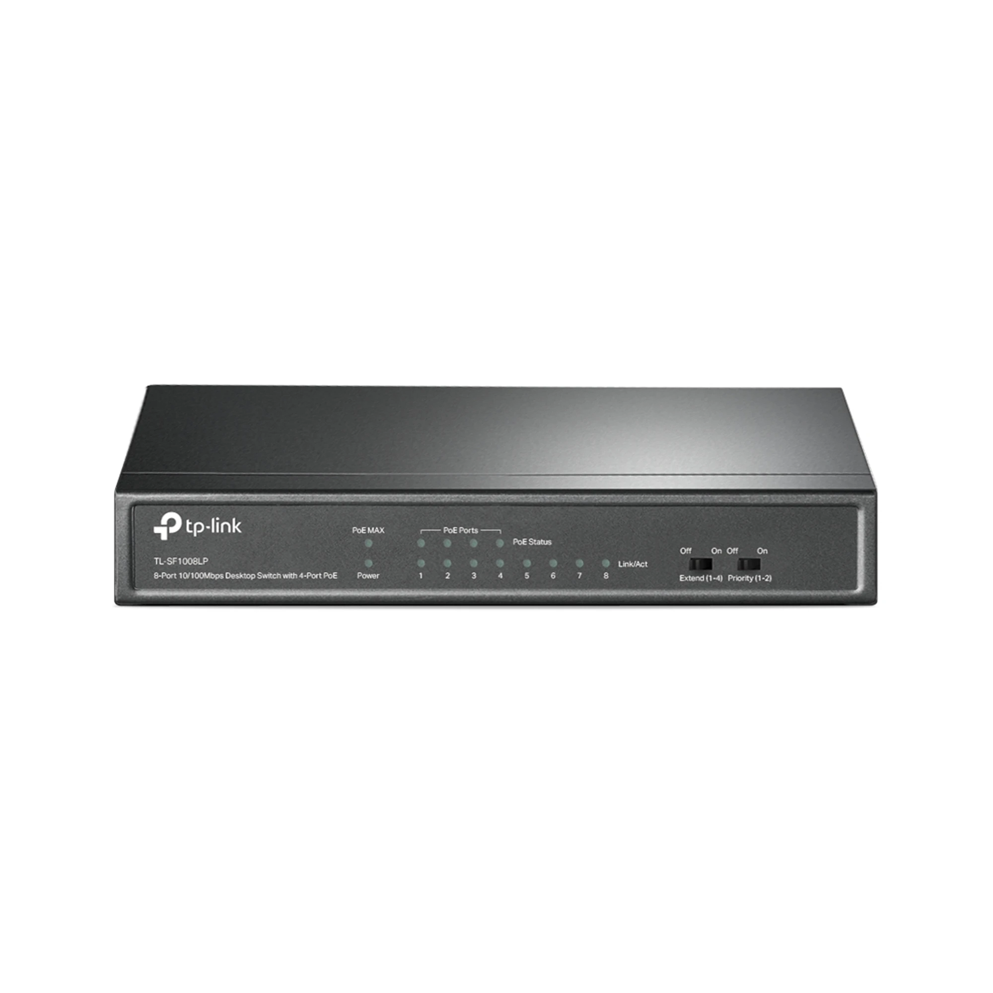 Šakotuvas TP-LINK | Jungiklis | TL-SF1008LP | Nevaldomas | Darbalaukis | 10/100 Mbps (RJ-45) jungtys kiekis 8 | Maitinimas per Ethernet (PoE) jungtys kiekis 4 | Maitinimo tipas Išorinis