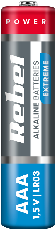 REBEL EXTREME LR03 šarminės baterijos 2 vnt./bl