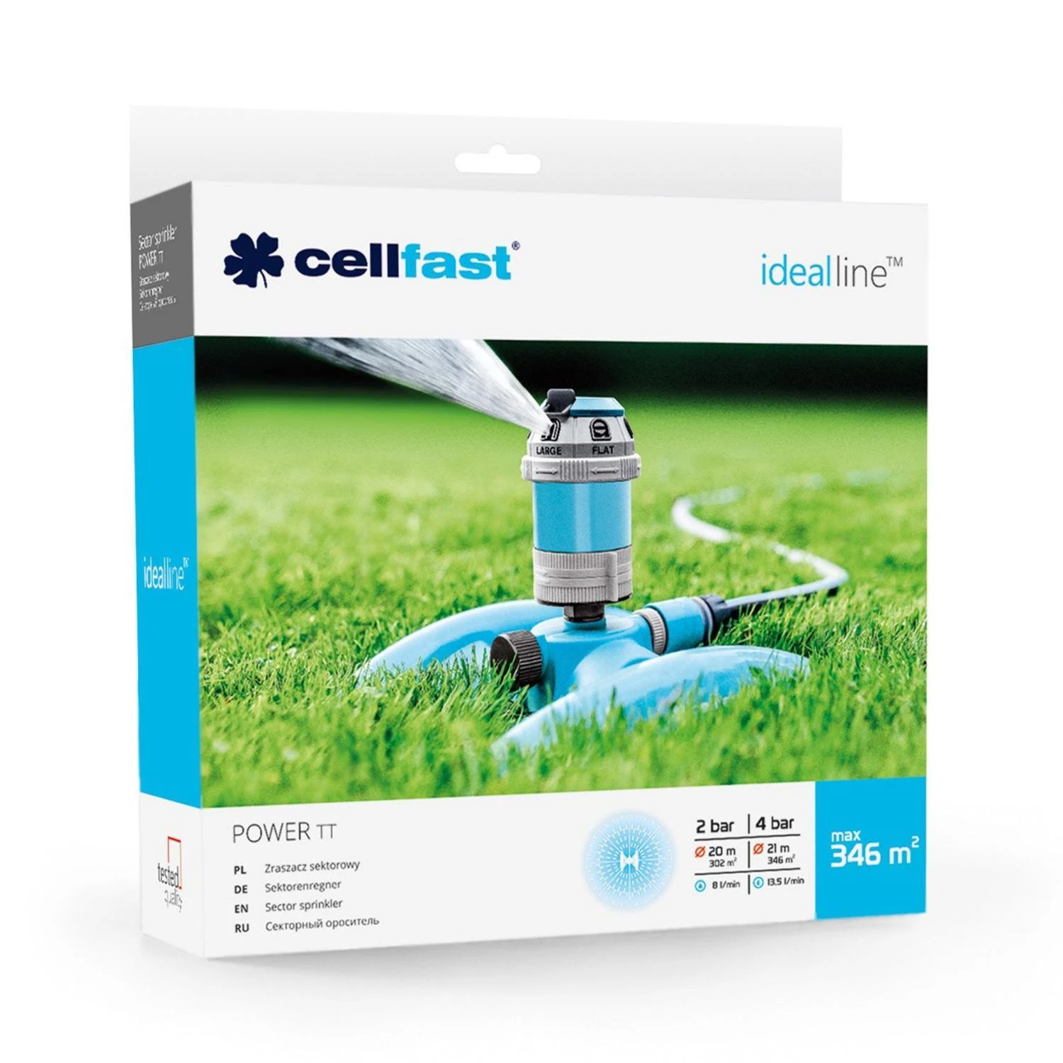 Cellfast C.IDEAL SEKTORIAUS PURŠKIMO GALIA TT