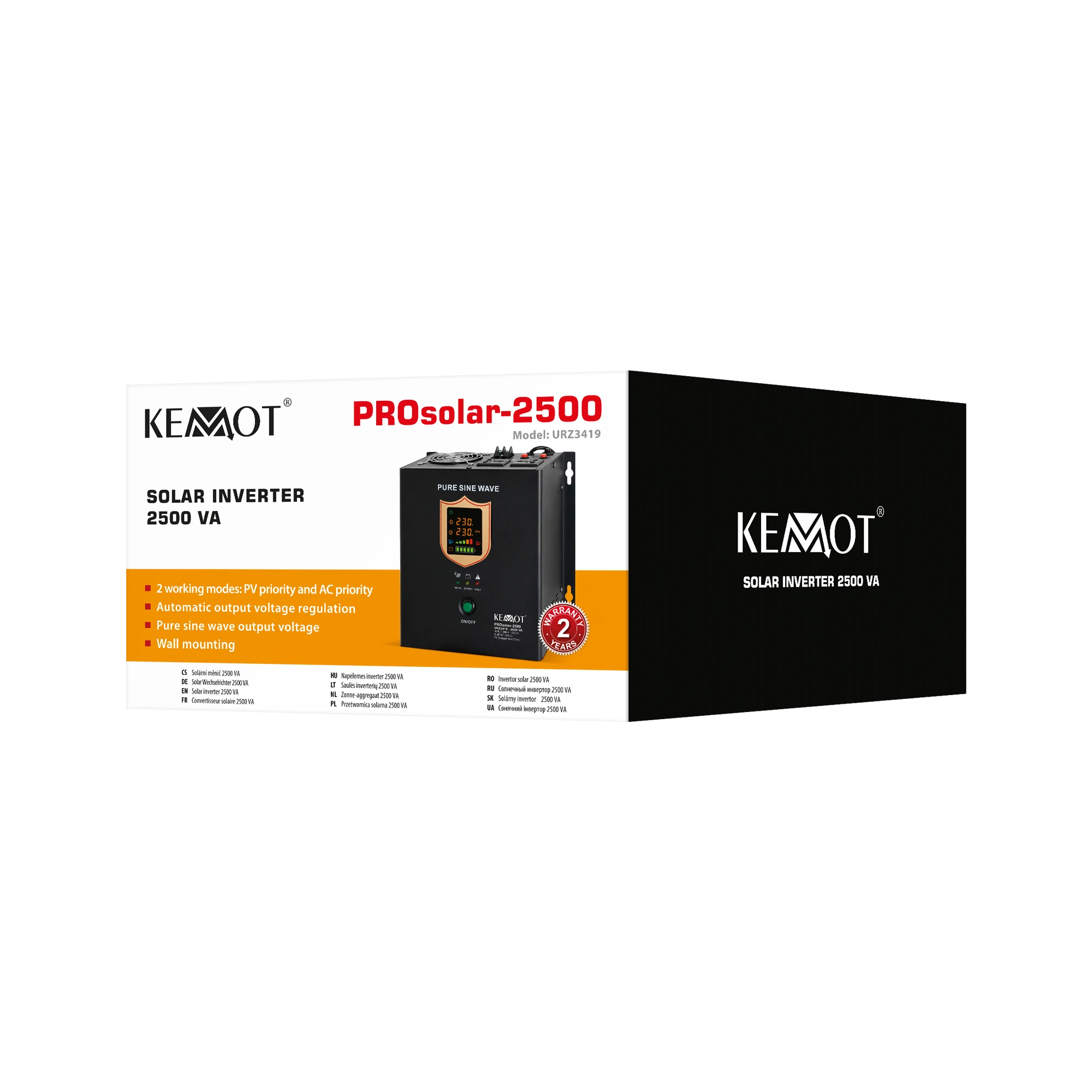 KEMOT PROsolar1800 saulės energijos inverteris