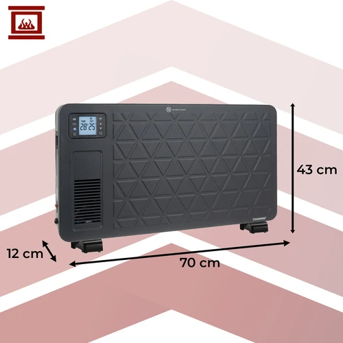 KAMINER ZIFLO 2300W konvektorinis šildytuvas su WiFi valdymu