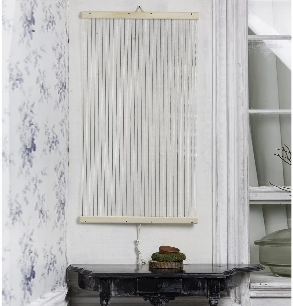 Šildytuvas Infraraudonųjų spindulių šildytuvas - lanksti šildymo plokštė 430 W TRIO 14 modelis skaidrus, matmenys 100 x 57 cm su reguliatoriumi