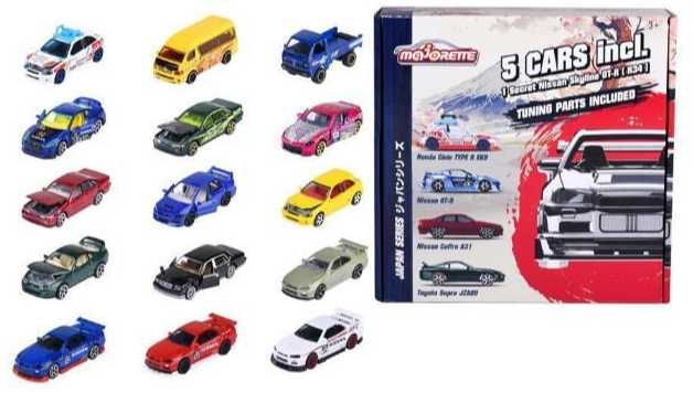 Žaisliniai automobiliai Majorette Japan serija rinkinys