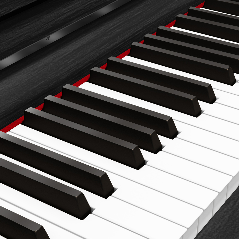 Kruger & Matz KMDP-755 skaitmeninis pianinas, matinė juoda