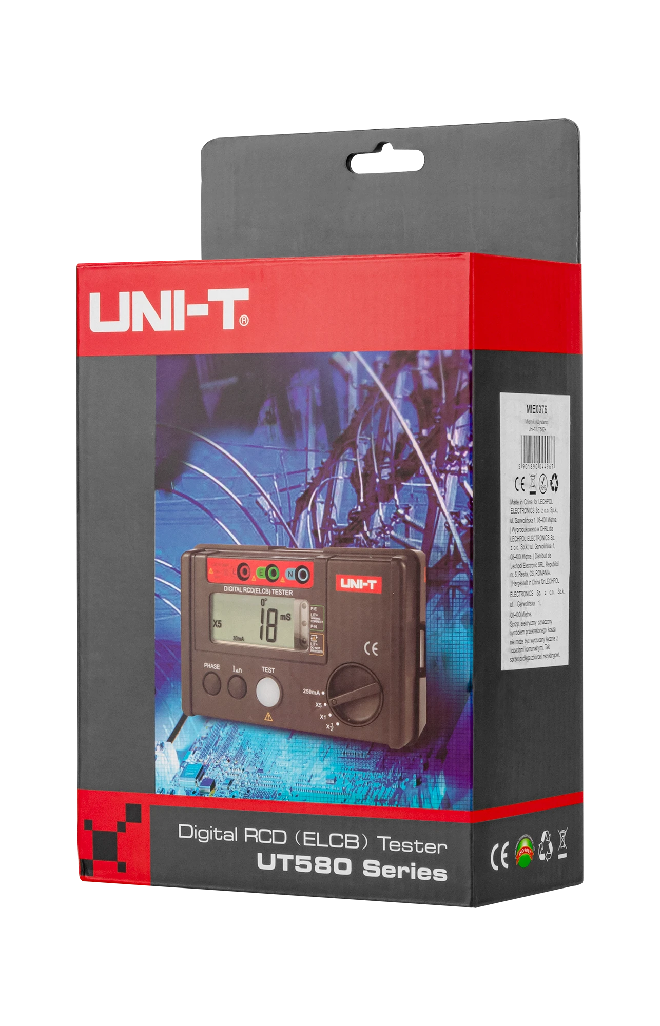 Skaitmeninis RCD testeris Uni-T UT582+