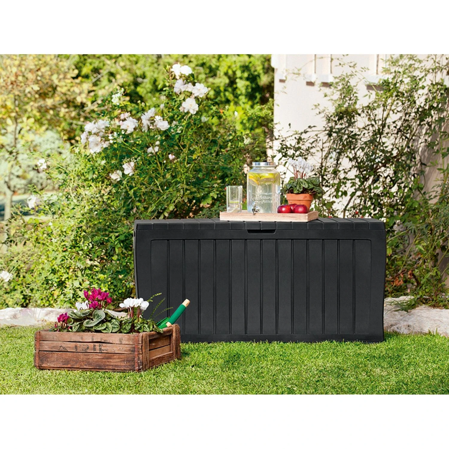 Daiktadėžė Keter MARVEL PLUS 270 L 17202622, antracito 230417