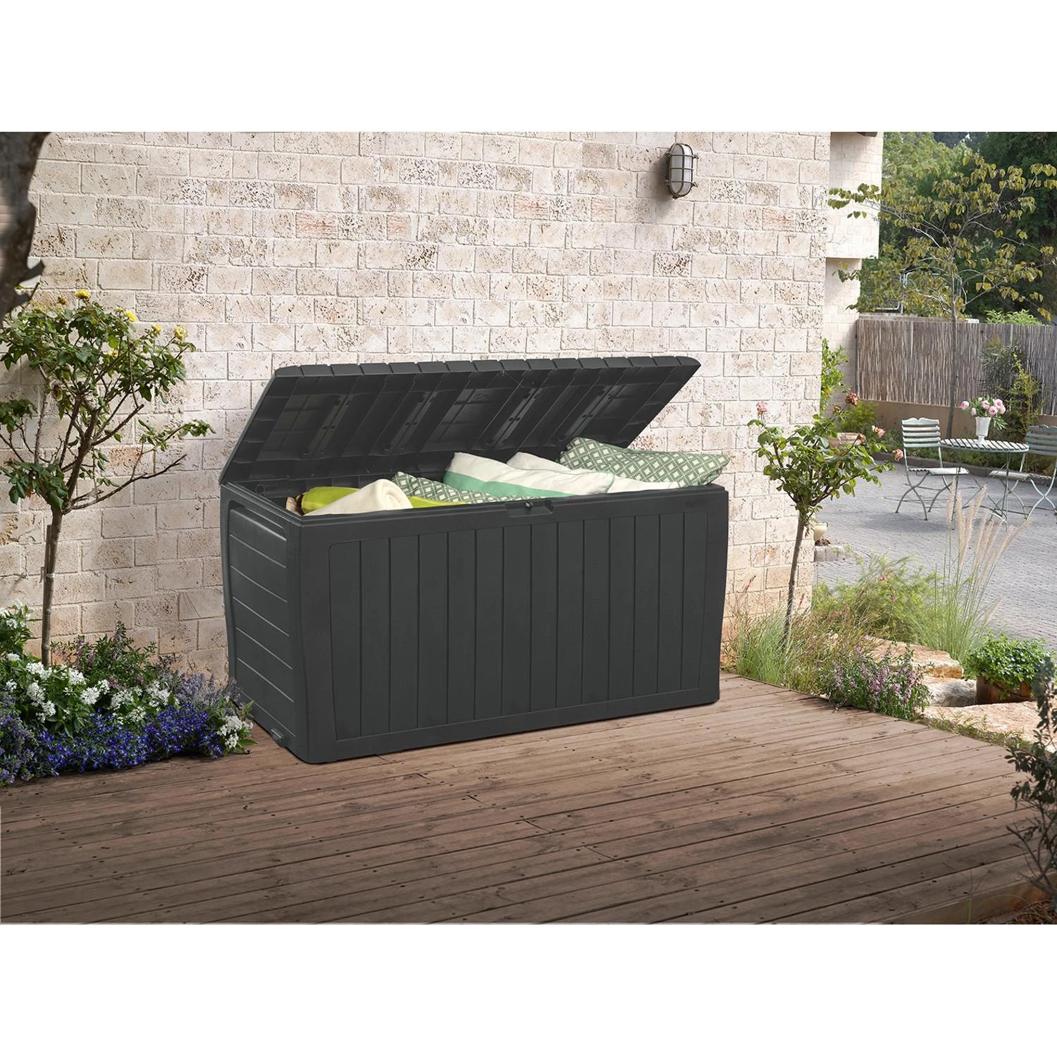 Daiktadėžė Keter MARVEL PLUS 270 L 17202622, antracito 230417