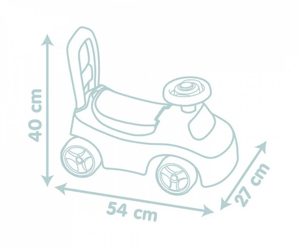 Paspiriamas automobilis Smoby 7600140503, įvairių spalvų