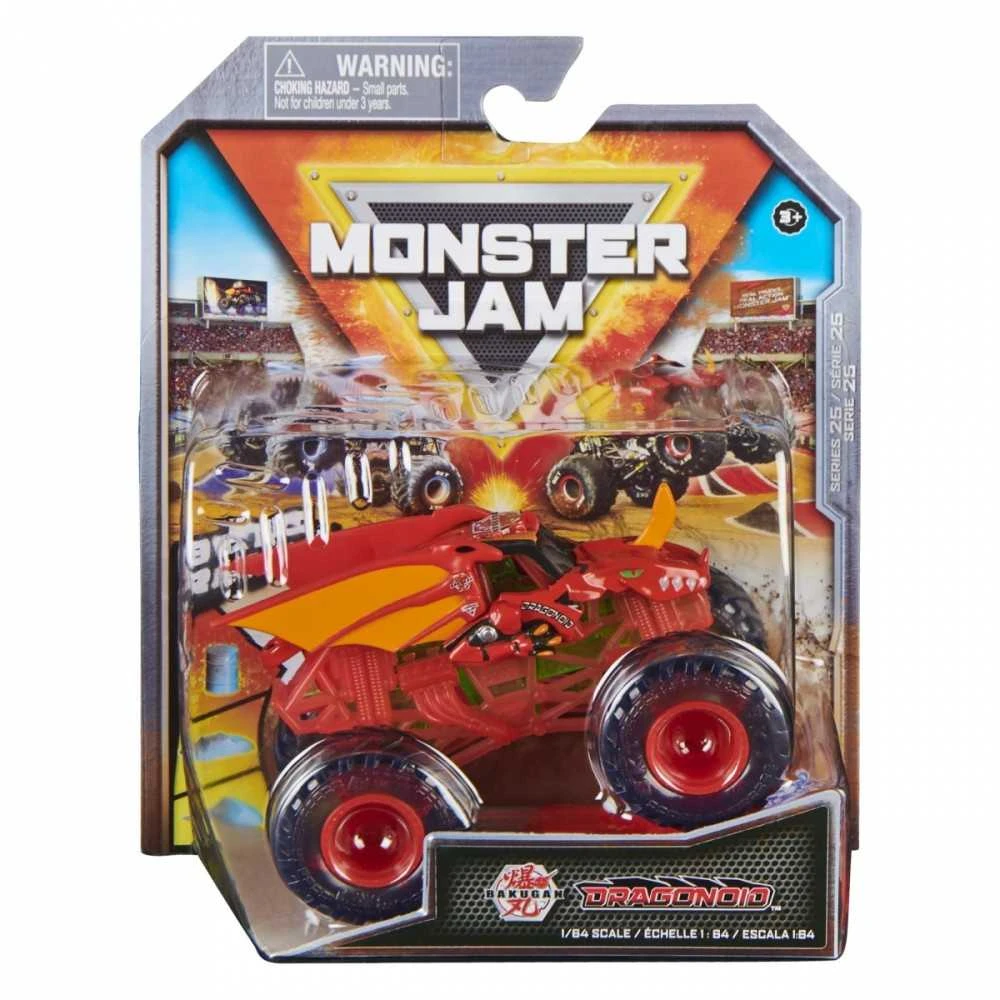MONSTER JAM visureigis 1:64, 1 vnt.