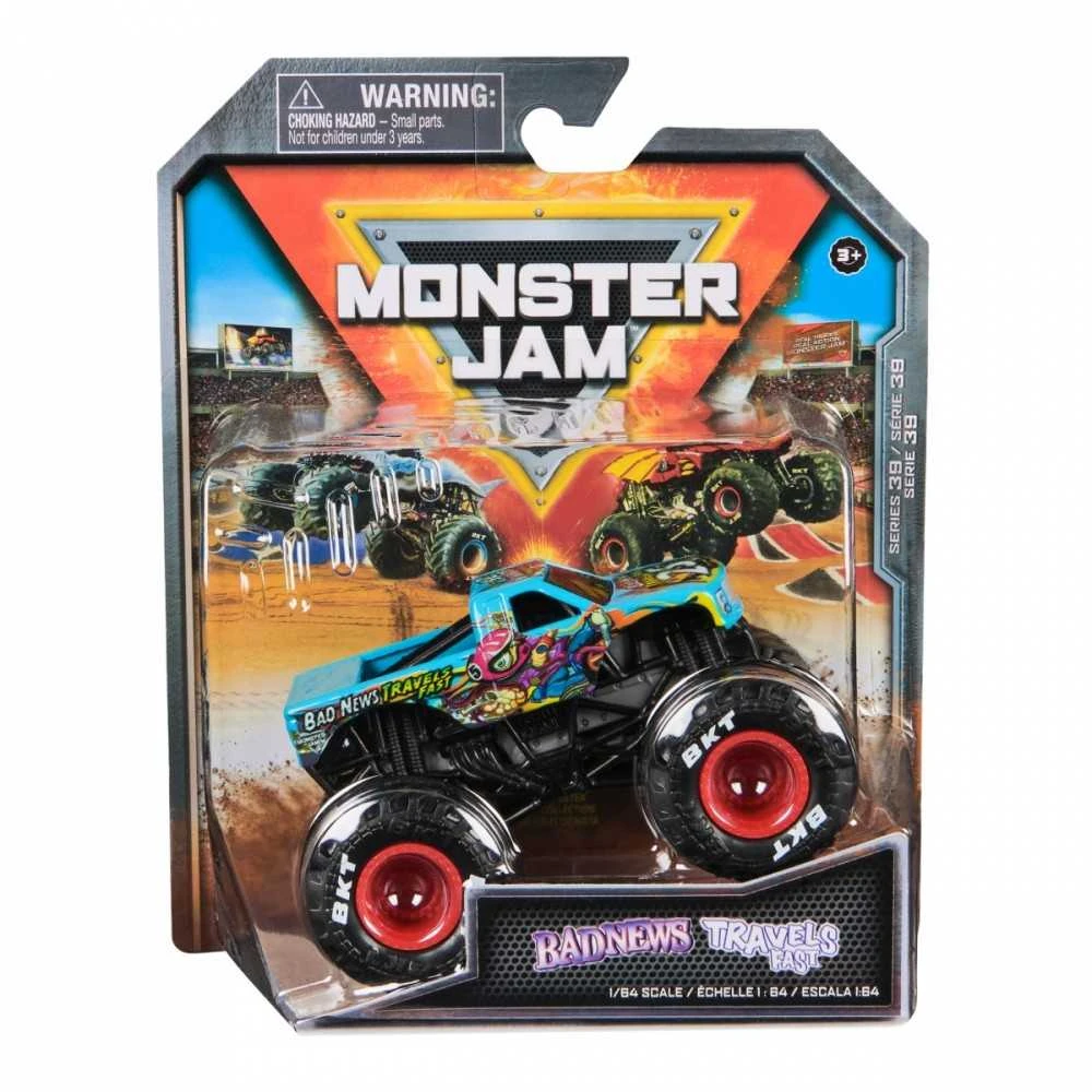 MONSTER JAM visureigis 1:64, 1 vnt.