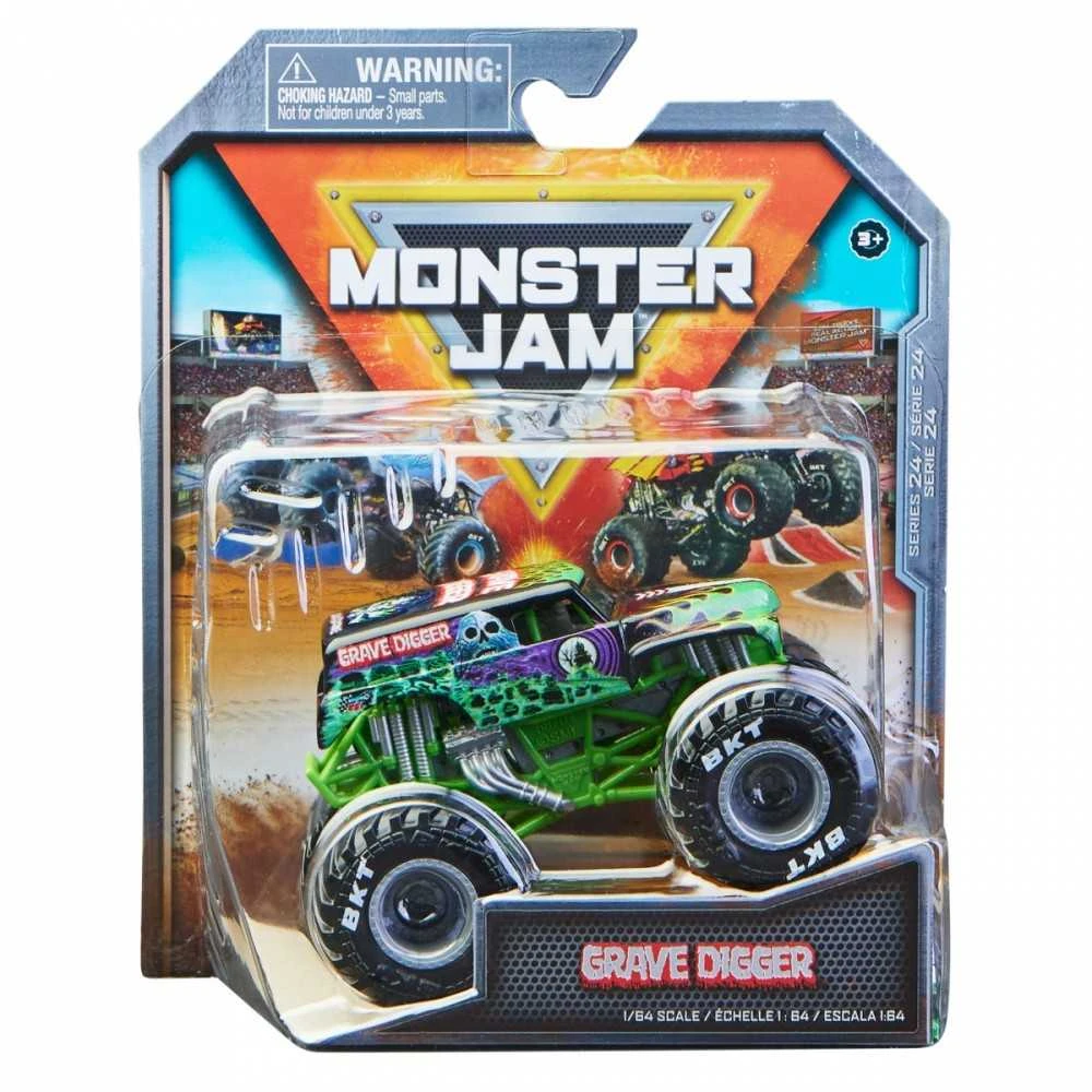 MONSTER JAM visureigis 1:64, 1 vnt.