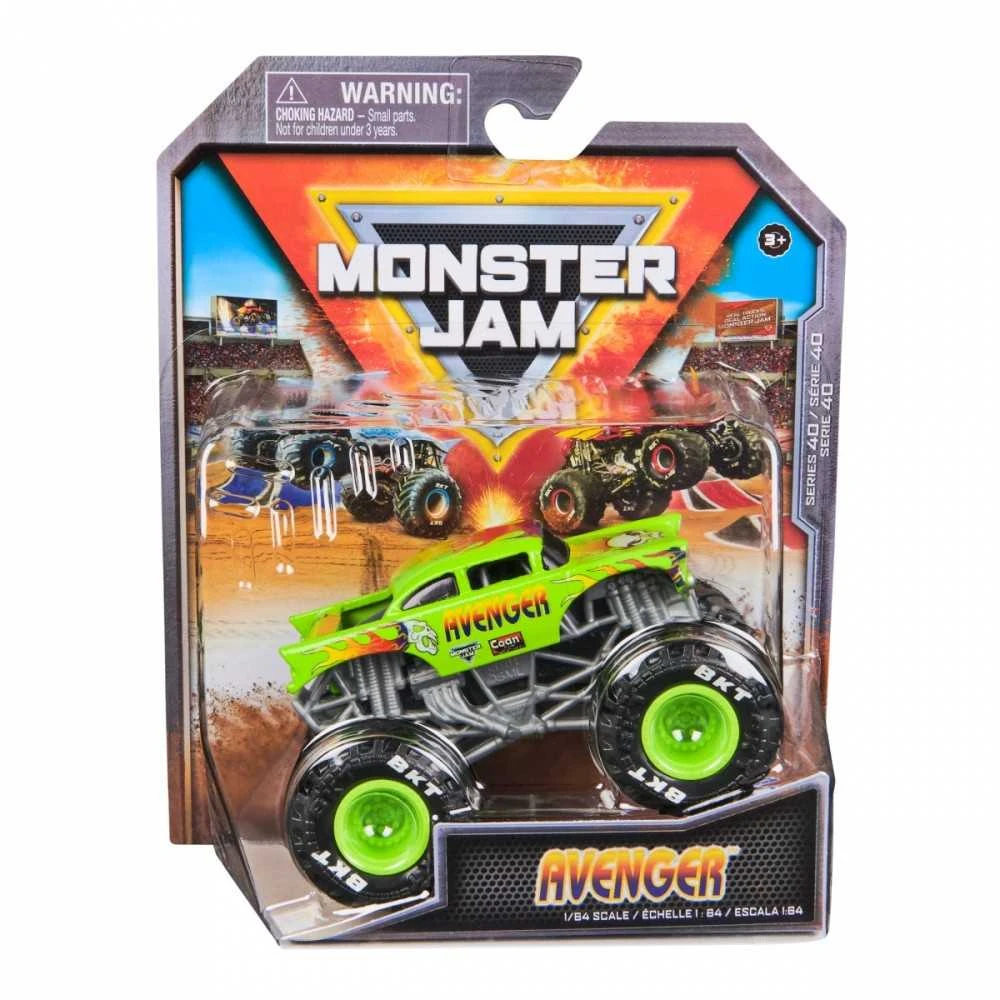 MONSTER JAM visureigis 1:64, 1 vnt.