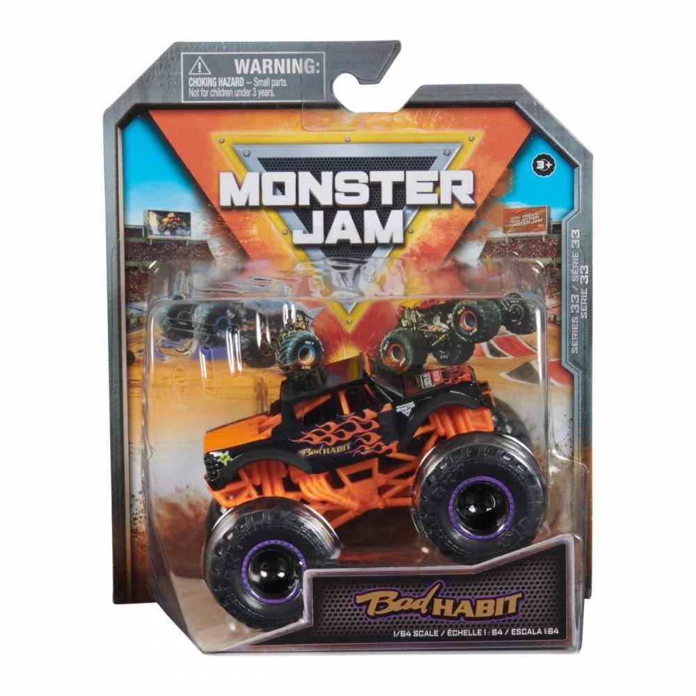 MONSTER JAM visureigis 1:64, 1 vnt.