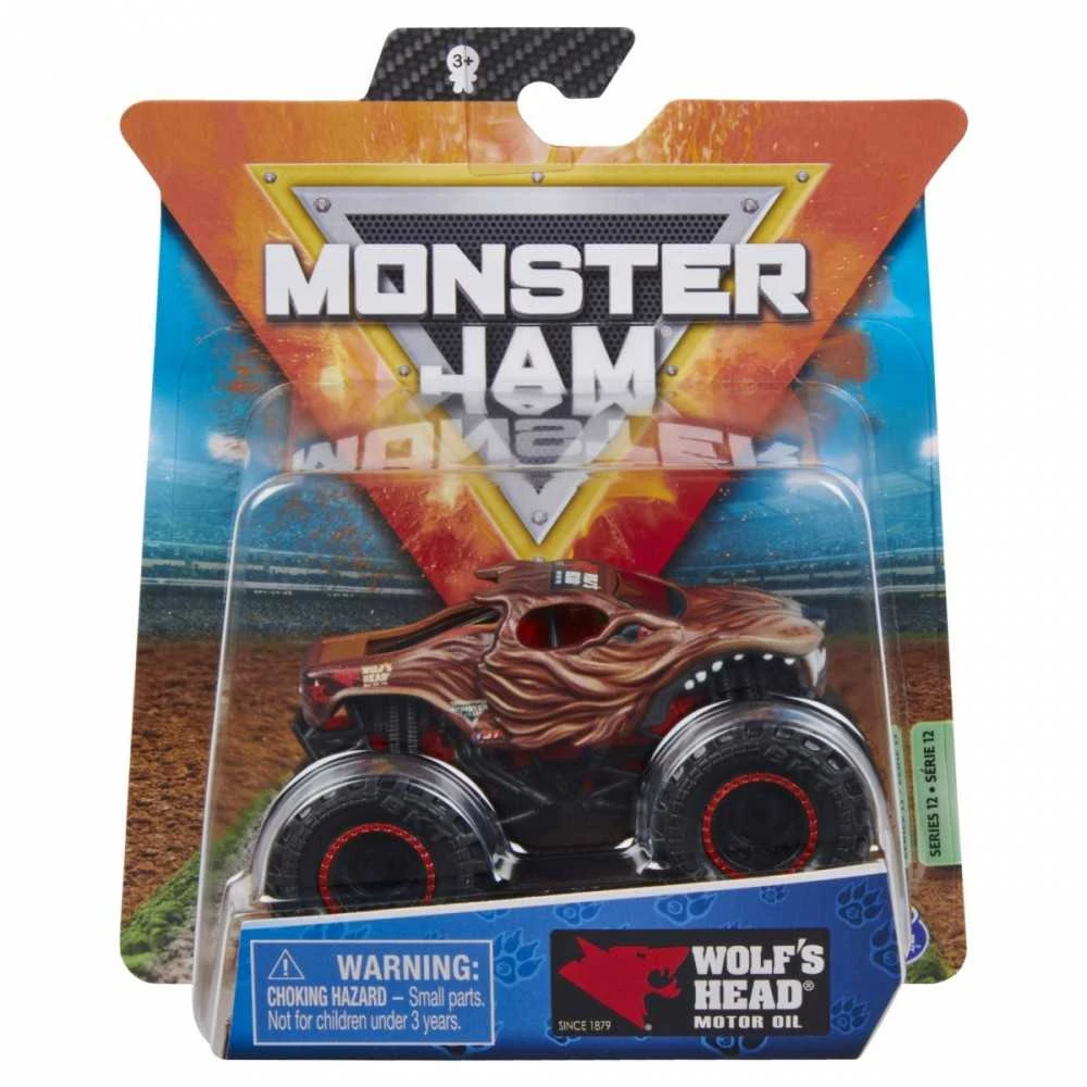 MONSTER JAM visureigis 1:64, 1 vnt.