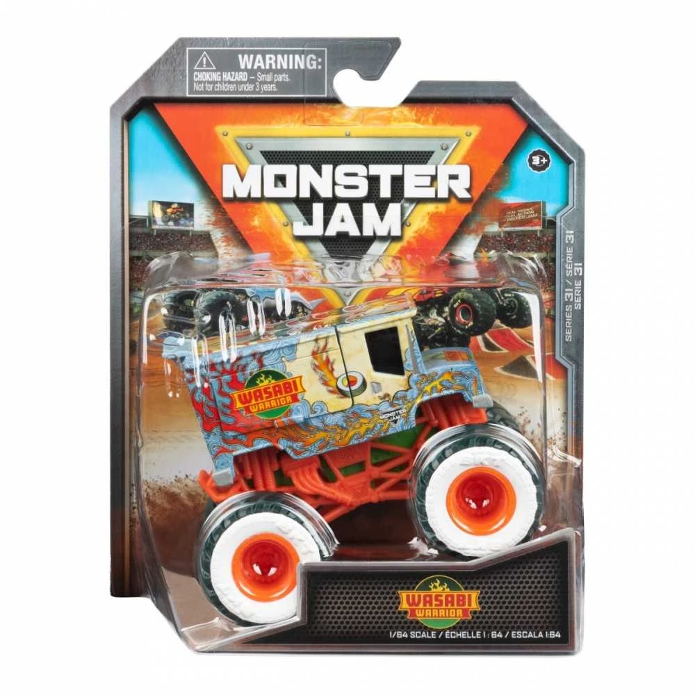 MONSTER JAM visureigis 1:64, 1 vnt.