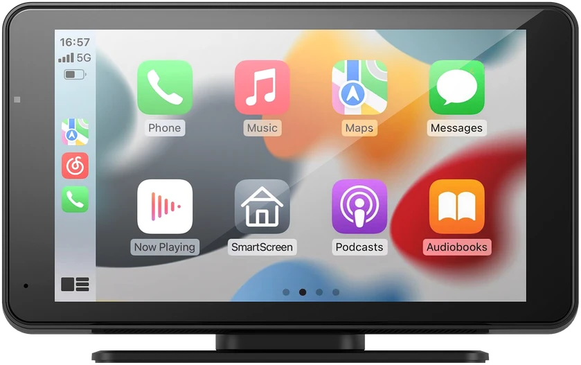 Automagnetola Multimedijos stotis 7" Android Auto Apple Carplay su atbulinės eigos kamera Kruger & Matz