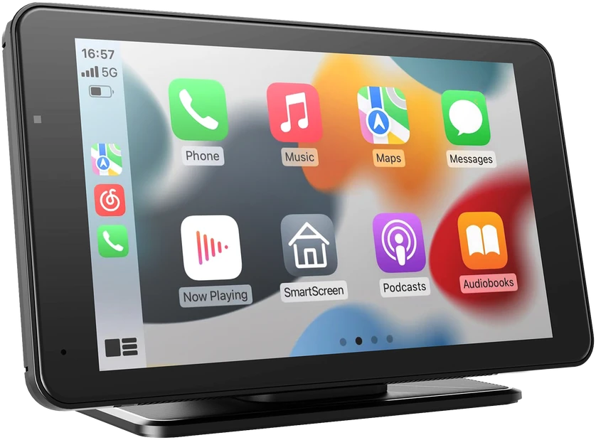 Automagnetola Multimedijos stotis 7" Android Auto Apple Carplay su atbulinės eigos kamera Kruger & Matz