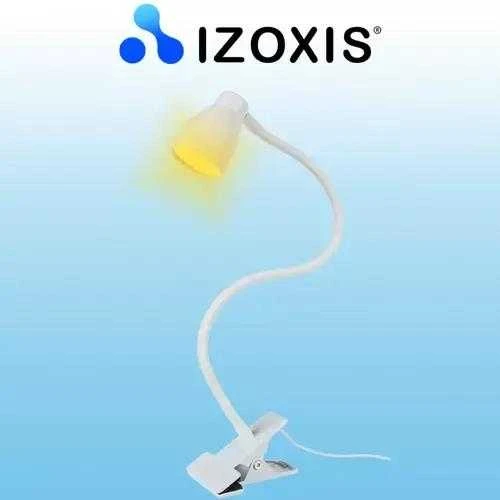 USB stalinė lempa su laikikliu - balta Izoxis
