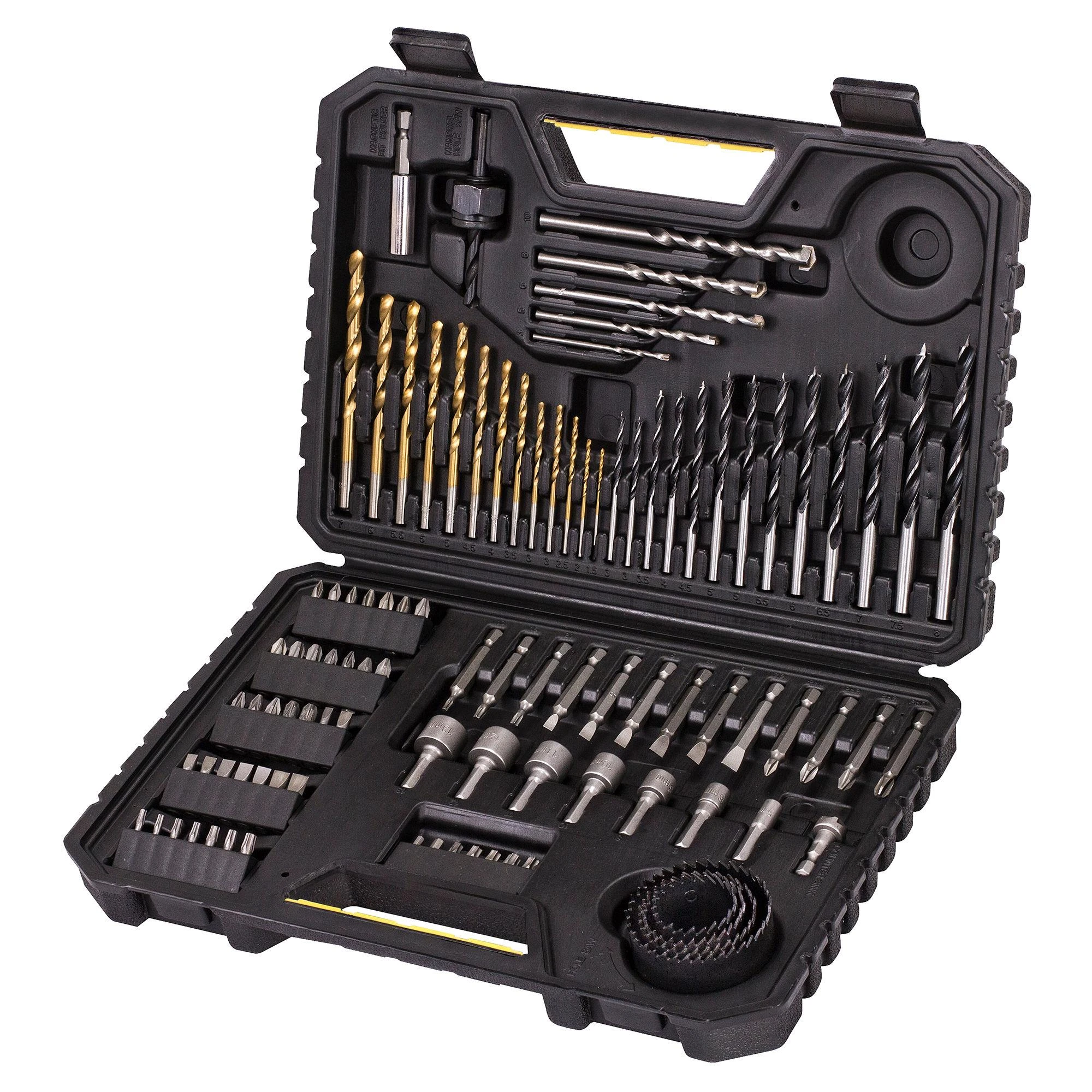 Grąžtas Grąžtų ir sukimo antgalių komplektas Stanley STA7205-XJ; 100 vnt.