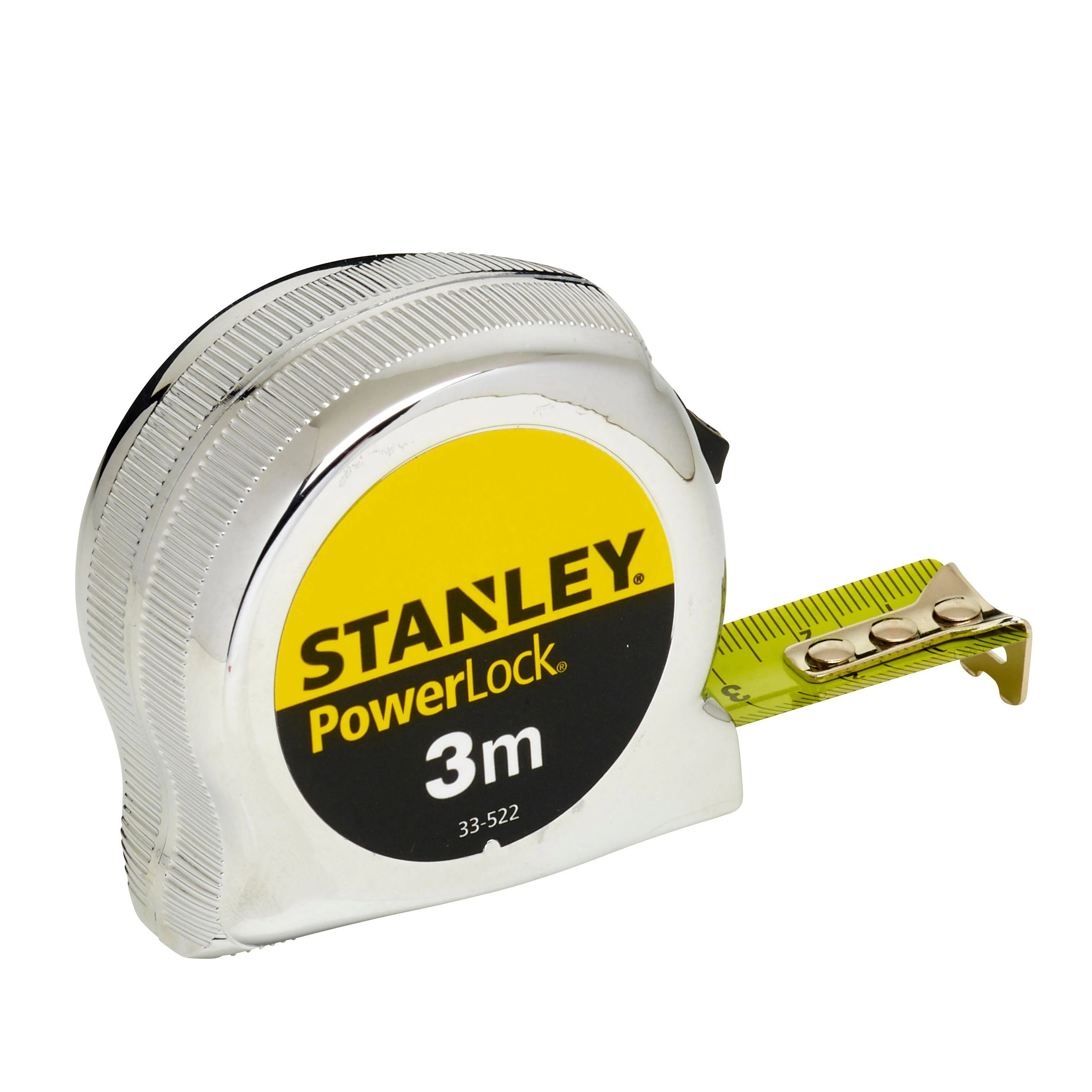 STANLEY RULETĖ 3mx19mm MICRO POWERLOCK KORTELĖ