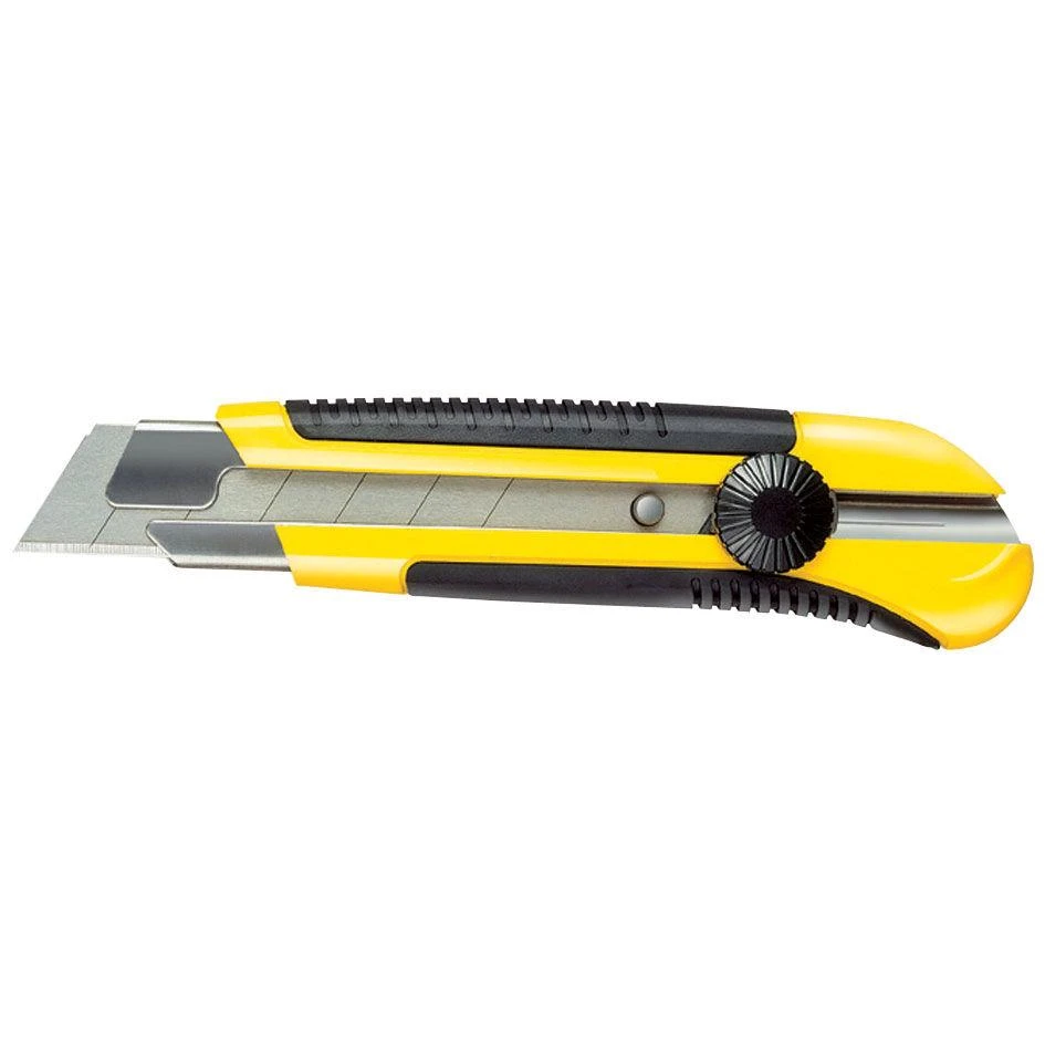 STANLEY KNIFE 25mm PLŪDŽIAMO PEILIO METALINĖ ABS rankena/KORTELĖ