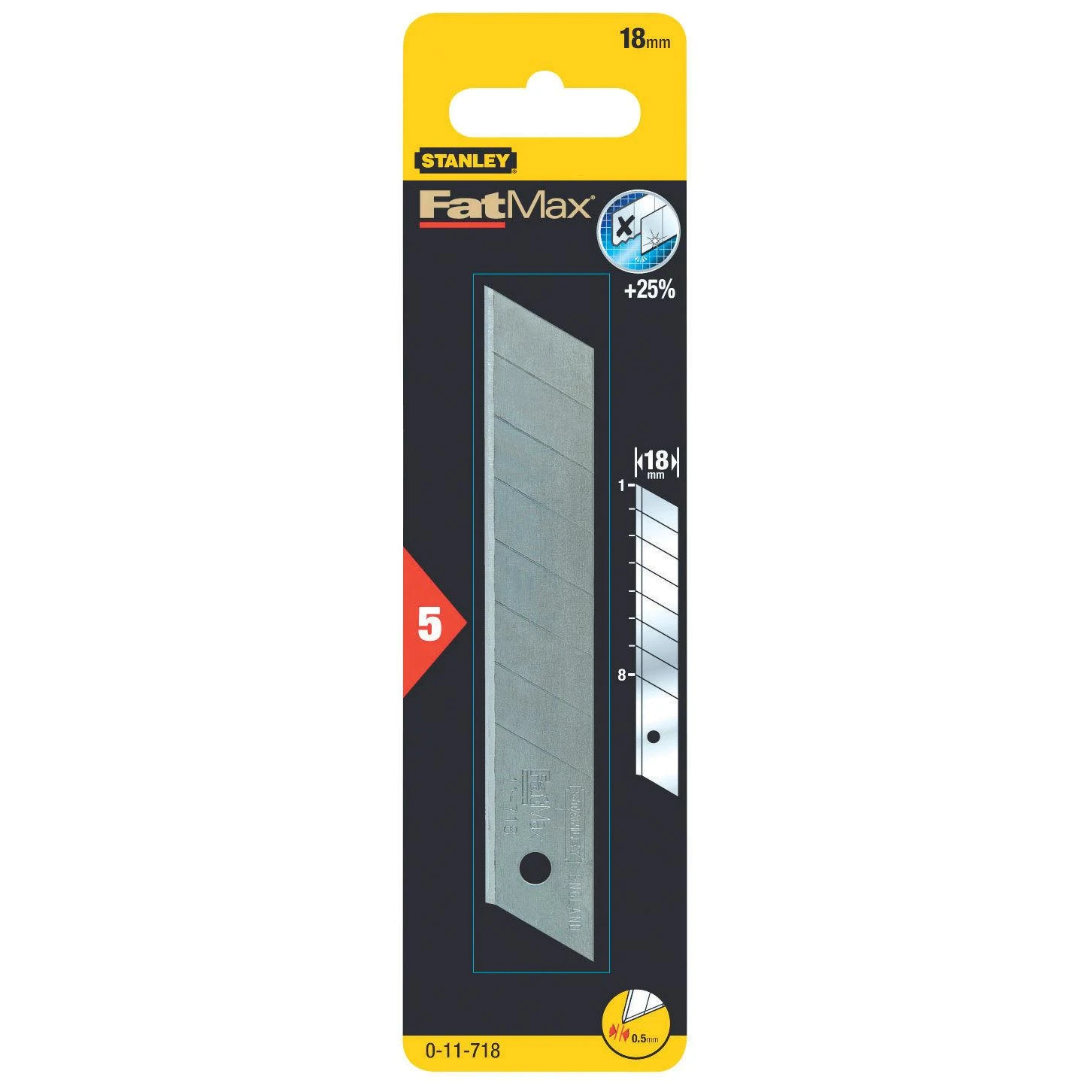 STANLEY OSTRZA ŁAMANE FatMax® 25 mm /10vnt