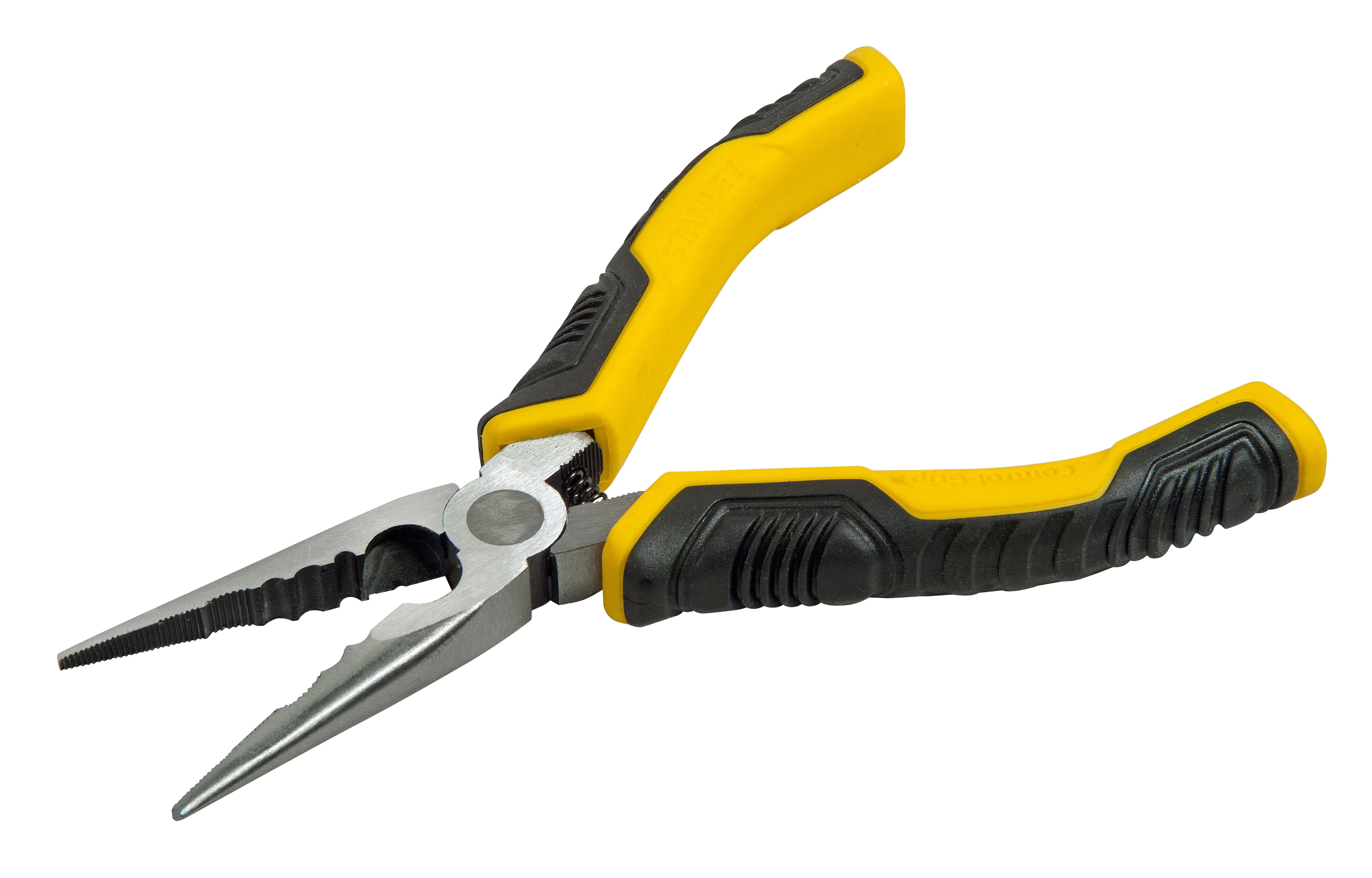 STANLEY CONTROL-GRIP replės TIESIAI ILGINTOS 150 mm