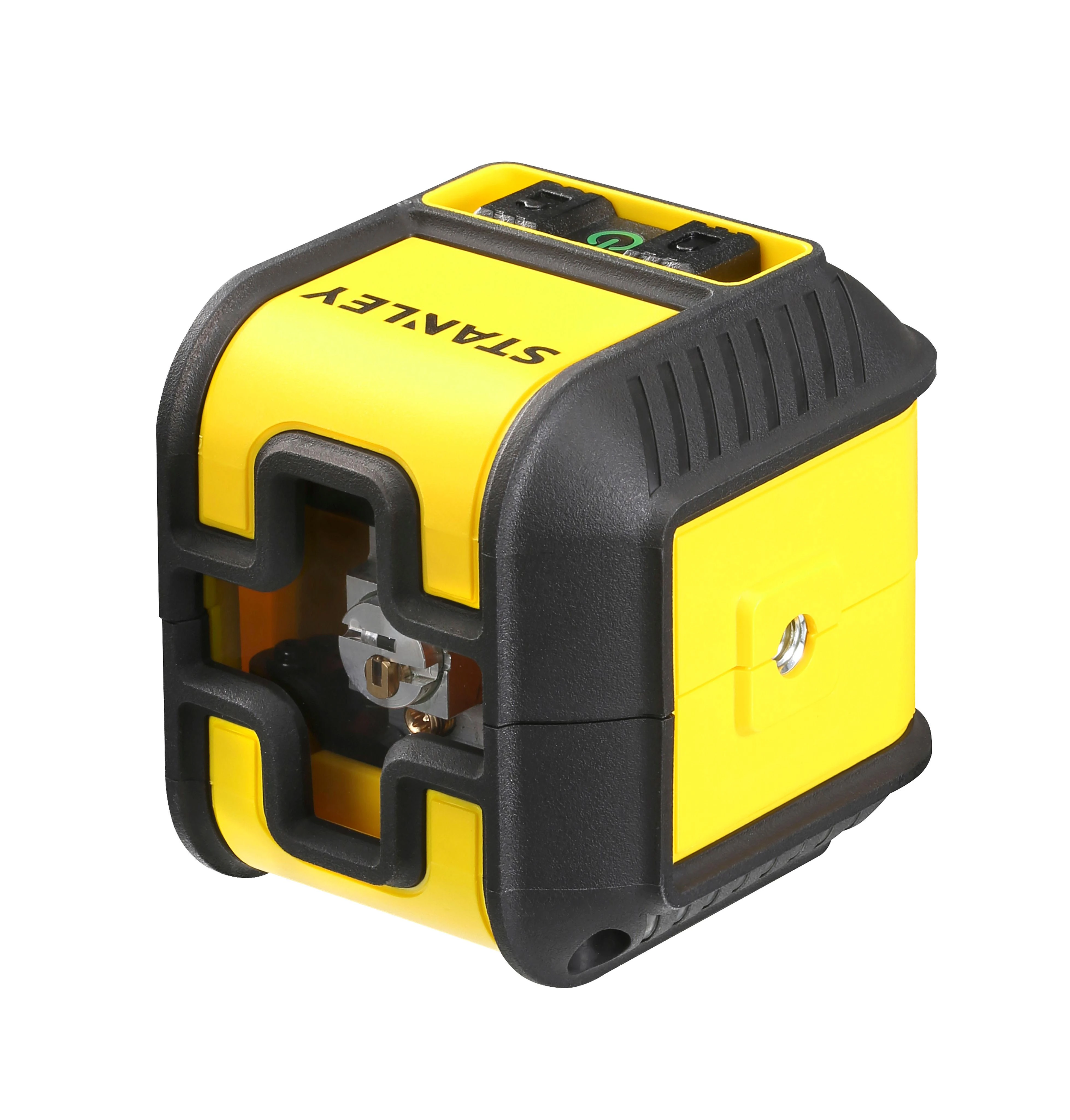 Kryžminis lazerinis nivelyras Stanley Cubix; žalias