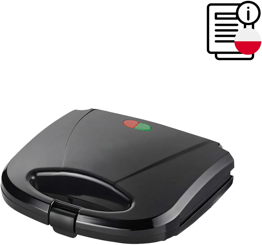 Sumuštinių keptuvas RTO Keptuvas toster sumuštinių ceramiczny do chrupiących tostów sandwich 750 w