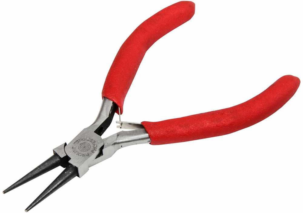 Szczypce Replės apvaliomis nosimis, 120 mm, profesionalios, „micro“, PVC proline