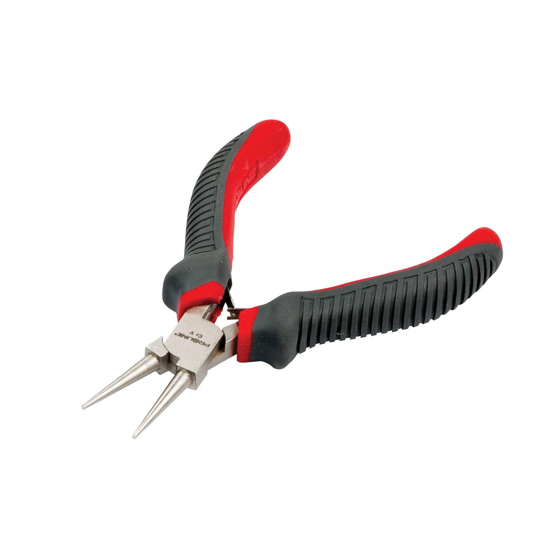 Szczypce 125 mm „proline“ „micro“ replės apvaliomis nosimis