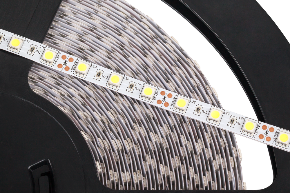 Sznur 25 m Rebel LED girlianda (60x5050SMD/m), šaltai balta, 12V
