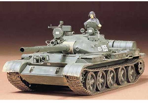Tamiya T-62A retro tankas 1/35 plastikinis modelis (35108)