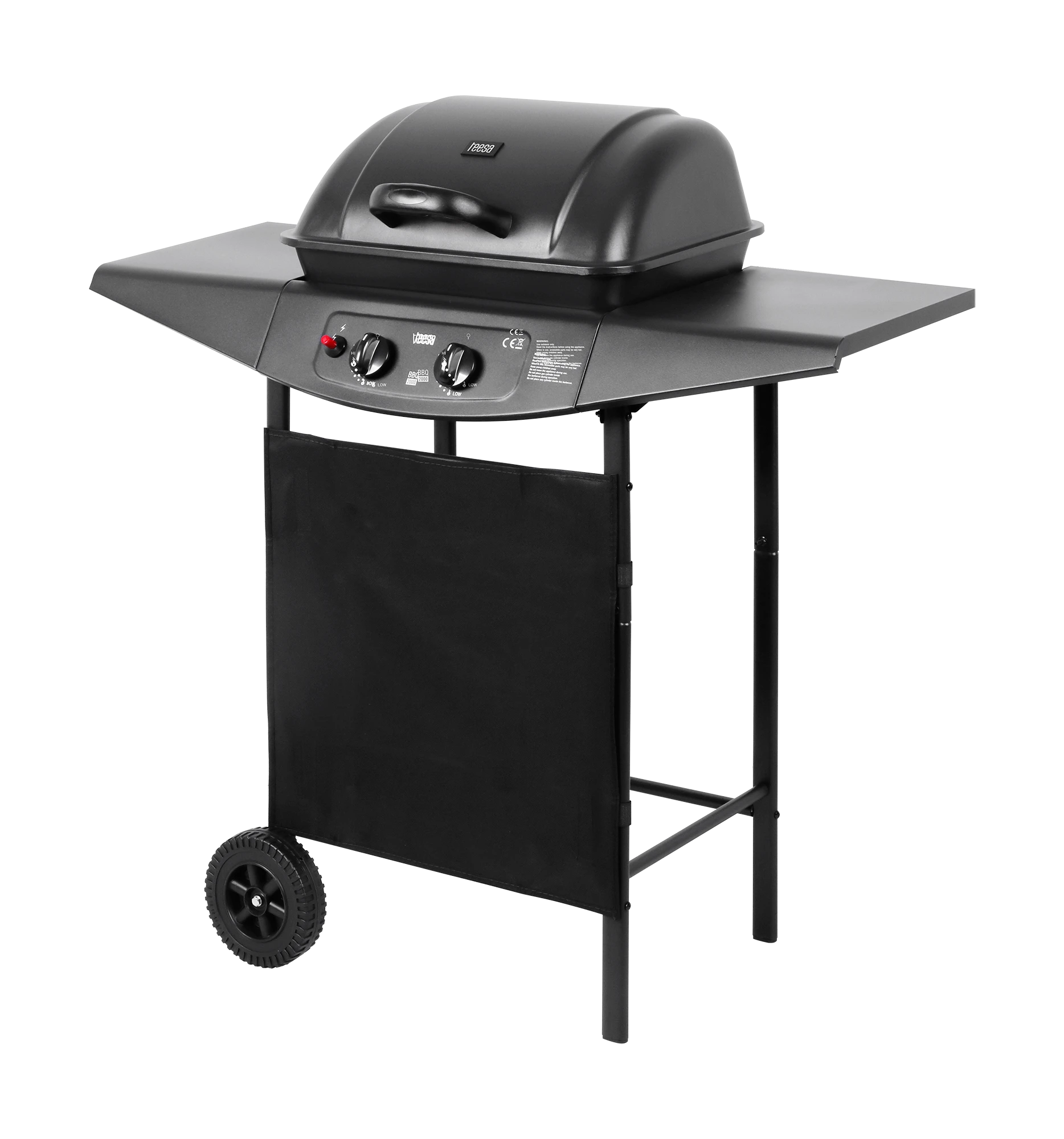 Teesa BBQ 2000 Dujinis grilis - 2 degikliai