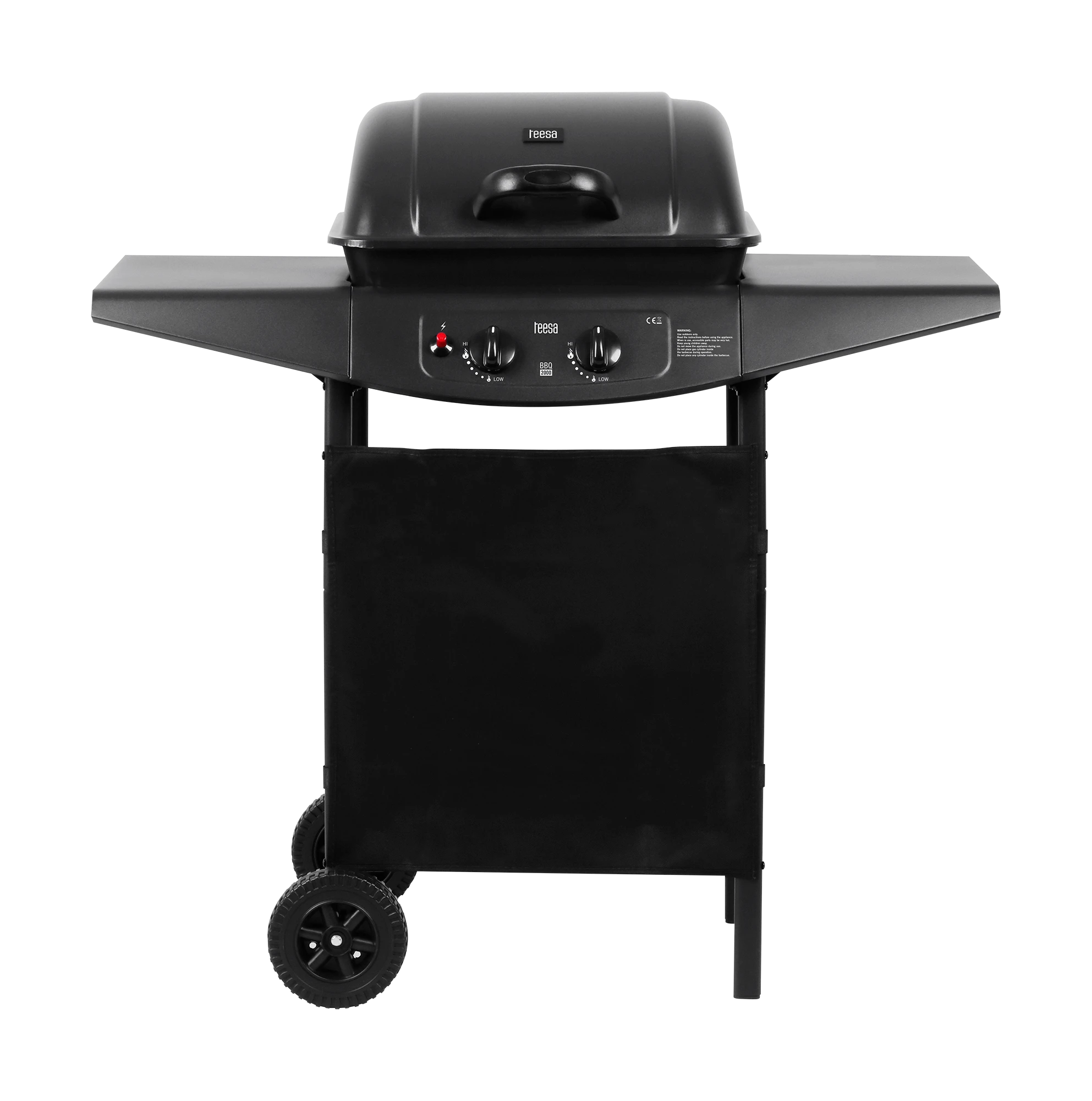 Teesa BBQ 2000 Dujinis grilis - 2 degikliai