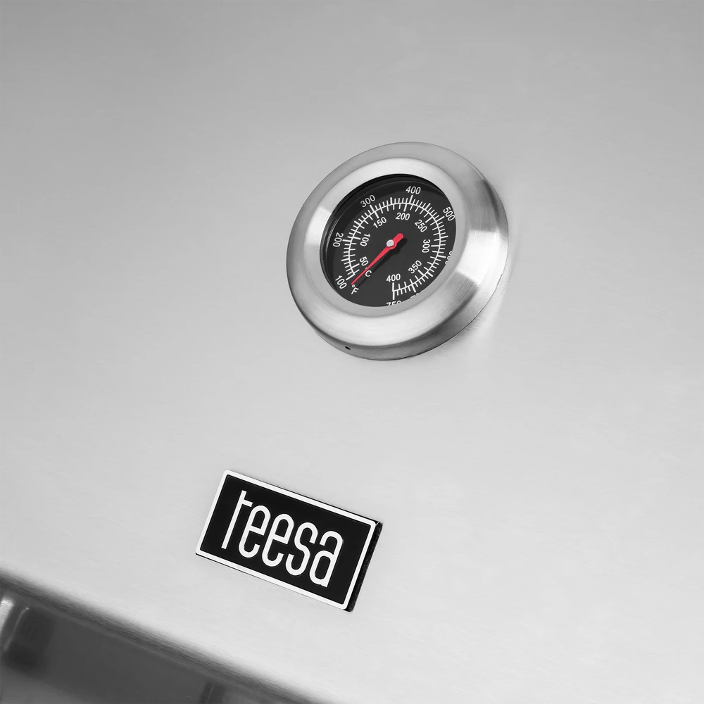Teesa BBQ 5007 MASTER dujinis grilis - 5 degikliai - vieta cilindrui