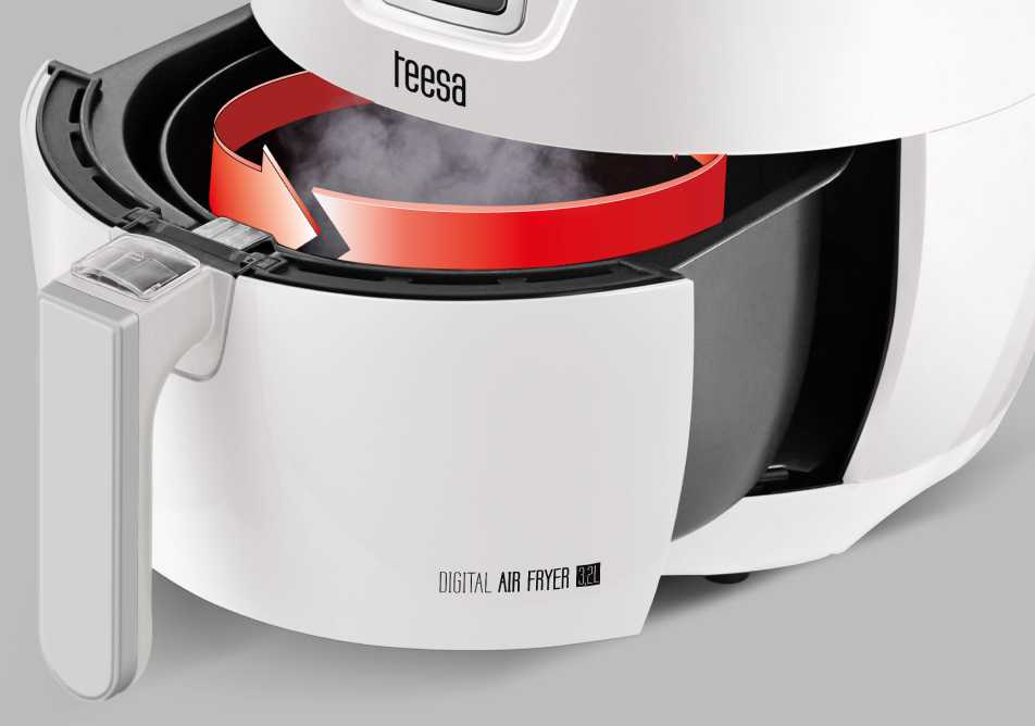 Oro gruzdintuvė TEESA DIGITAL AIR FRYER 3.2L