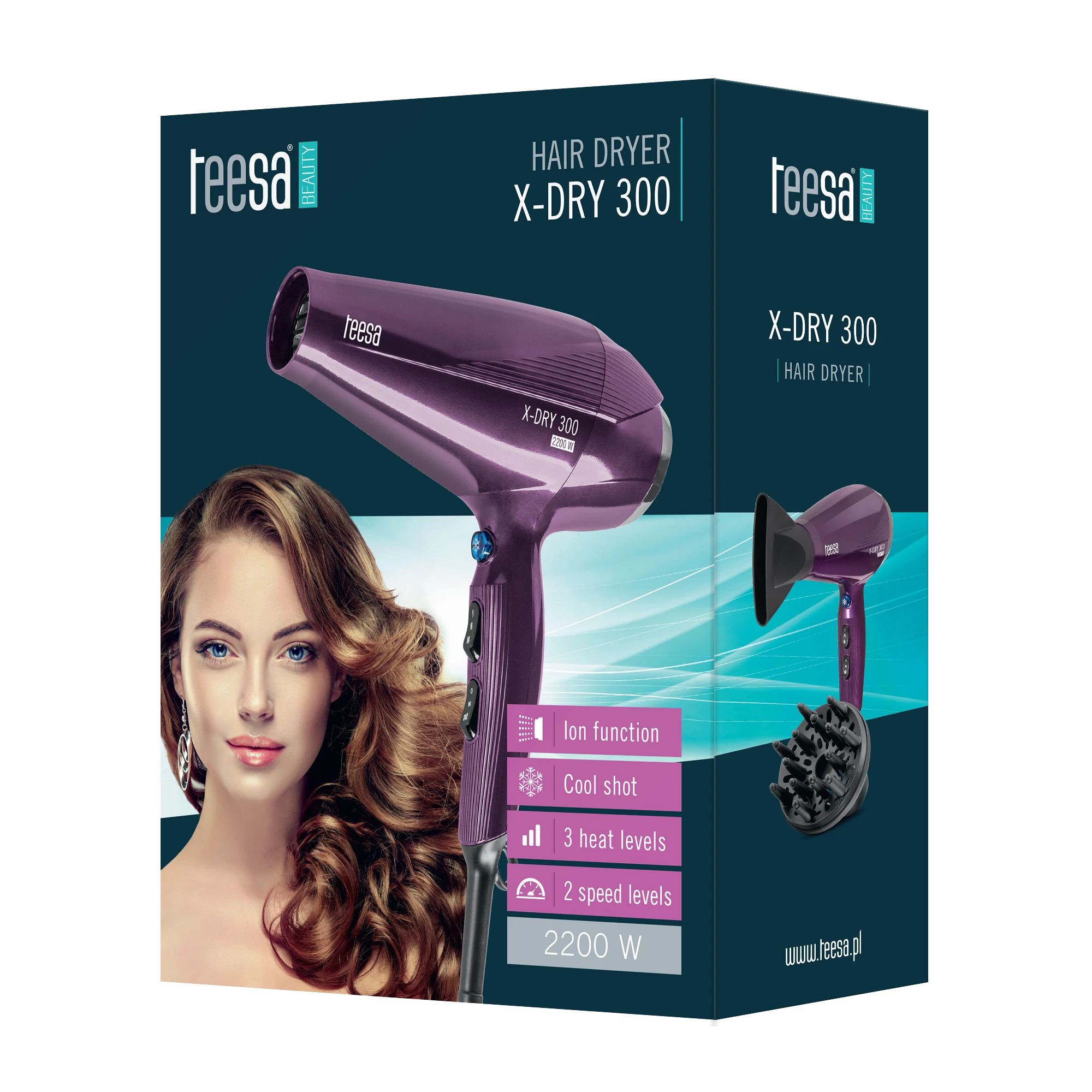 Teesa X-DRY 300 2200W plaukų džiovintuvas