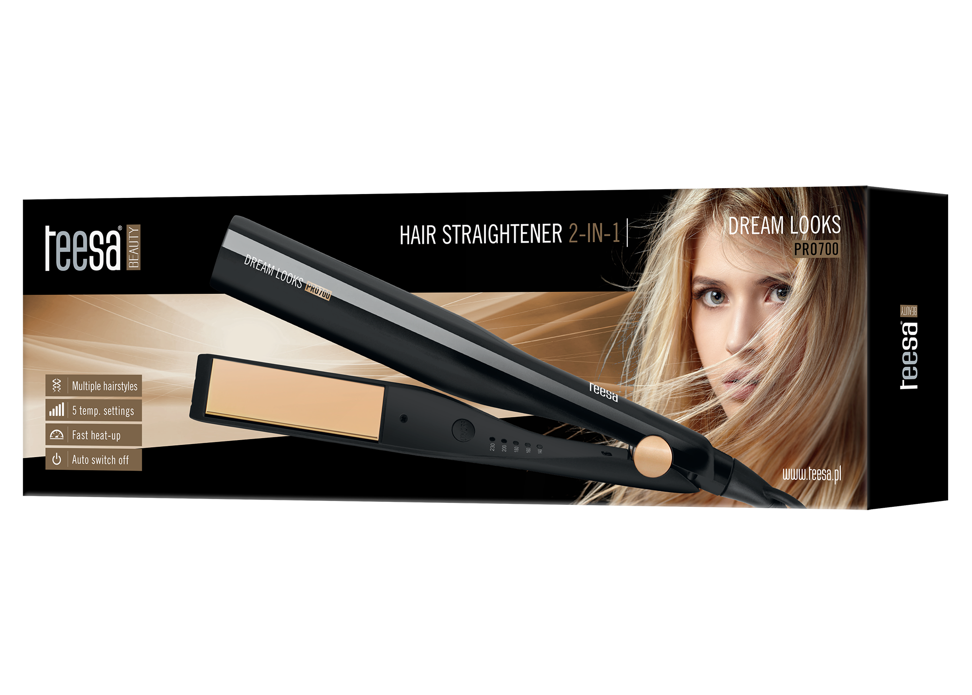 Teesa Tiesintuvas 2in1 DREAM LOOKS PRO 700